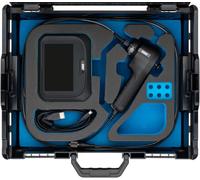 Hazet 4812-26/5AW Kit d'endoscope Tactile HD avec sonde pivotante à 360° | Lot de 5 sondes HD pivotantes à 360°, diamètre 3,9 mm, écran tactile 127 mm, 800 x 480 pixels, carte SD 64 Go, IP54