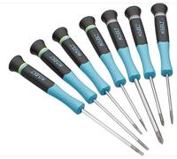 Hazet 811EL/7 pour électricien Jeu de tournevis 7 pièces vis à fente, cruciforme Phillips