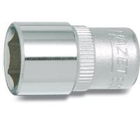 Hazet 850-4 Douille carré creux 6,3 mm/profil traction à 6 pans extérieurs Taille 4 longueur 25 mm