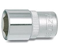 Hazet 850A-1/4 Douille carré creux 6,3 mm/profil traction à 6 pans extérieurs Taille 1/4 longueur 25 mm