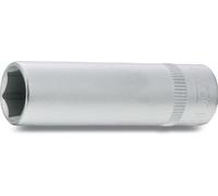 Hazet 850LG-8 Douille carré creux 6,3 mm/profil traction à 6 pans extérieurs Taille 8 longueur 50 mm