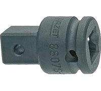 Hazet 8807S-1 Adaptateur à chocs carré creux 10 mm/carré massif 12,5 mm longueur 35.5 mm