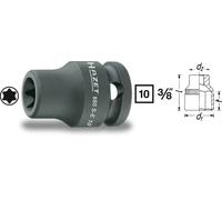 Hazet 880S-E14 TORX® extérieur Douille à choc T 14 3/8\ (10 mm)