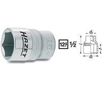 Hazet 900-9 Douille carré creux 12,5 mm/profil traction à 6 pans extérieurs Taille 9 longueur 38 mm