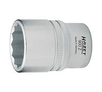 Hazet 900AZ-1.3/16 Douille carré creux 12,5 mm/profil traction à 12 pans extérieurs Taille 1,3/16 longueur 50 mm