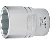 HAZET Douille 12 pans 900AZ-11/16 – 11/16 (1/2 pouce, 12,5 mm) 38 mm – 1 pièce