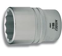 Hazet 900AZ-13/16 Douille carré creux 12,5 mm/profil traction à 12 pans extérieurs Taille 13/16 longueur 38 mm