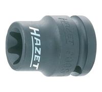 Hazet 900S-E16 Douille à chocs/carré creux 12,5 mm/profil torx extérieur Taille E 16 longueur 38 mm