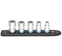 HAZET 900Z-SR/5 SmartRail ∙ Connecteur de câble en plastique flexible ∙ Carré creux 1/2 pouce (12,5 mm) ∙ Profil de traction extérieur à double hexagone ∙ 10 ∙ 13 ∙ 17 ∙ 19 ∙ 22 ∙ Nombre d'outils : 5