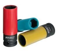 Jeu de douilles à emboîter 1/2" avec manchon en plastique, 3 pièces, Hazet | 4000896128754
