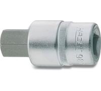 Hazet 986-8 Douille mâle carré creux 12,5 mm/profil à 6 pans intérieurs Taille 8