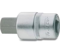 Hazet 986-9 Douille mâle pour étrier de frein/carré creux 12,5 mm/profil à 6 pans intérieurs Taille 9