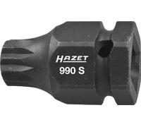 Hazet 990S-18 Douille mâle à chocs/carré creux 12,5 mm/6 pans extérieurs 24 mm/denture multiple intérieur XZN Taille M18