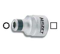 Hazet Adaptateur - Carré creux 10 mm (3/8 pouce) - Hexagone creux 6,3 (1/4 pouce) - Longueur totale: 30 mm - 2250-2