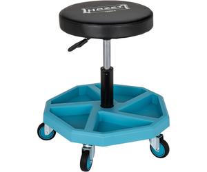 HAZET Arbeitssitz (150 kg belastbar, ø 350 mm, Leichtlauf-Rollen ø 75 mm) 195N-4