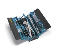 Hazet Caisse métallique à outils avec assortiment - Hauteur x Largeur x Profondeur: 245 x 575 x 210 - Nombre d'outils: 80 - 190/80