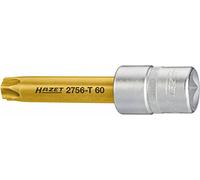 Hazet Cardan micro-ondes utilisation Tournevis Torx Profil carré creux 12,5 mm, extérieur, longueur totale 103 mm, 1 pièce, cvd-tin de Revêtement TiN, 2756 de T60