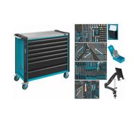 HAZET Chariot d'atelier Assistant 179NXXL-7/342 Tiroirs, plats : 5 x 81 x 870 x 398 mm Tiroirs, hauts : 2 x 166 x 870 x 398 mm Nombre d'outils : 342 HAZET Quantité:1