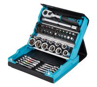 Hazet ouille + douilles, Jeu de clés à douilles SmartCase 2200SC-2 ∙ Hexagone massif 6,3 (1/4 pouce), Carré creux 6,3 … (10 mm, 11 mm, 12 mm, 13 mm, 14 mm, 3 mm, 4 mm, 5 mm, 6 mm, 7 mm, 8 mm,