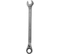 HAZET Clé mixte à cliquet 606-10 I Sortie : hexagone double mâle, ouverture de clé : 10 mm I Angle d'actionnement (5 degrés), outil pour vissage serré sur vélo, voiture, etc'.