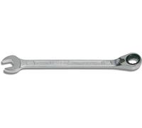 HAZET Clé mixte à cliquet 606-11 I Sortie : hexagone double extérieur, ouverture de clé : 11 mm I Angle d'actionnement (5 degrés), outil pour vissage serré sur vélo, voiture, etc'.