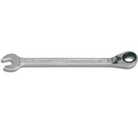 HAZET Clé mixte à cliquet 606-14 I Sortie : hexagone double extérieur, ouverture de clé : 14 mm I Angle d'actionnement (5 degrés), outil pour vissage serré sur vélo, voiture, etc'.