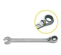 Hazet Clé mixte à cliquet - Profil Traction à 12 pans extérieurs - Taille: 8 - Longueur totale: 129.9 mm - 606-8