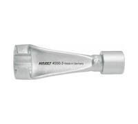 HAZET 4550-3 Clé pour tuyau d'injection ∙ Carré creux 3/8 pouce (10 mm) ∙ Double profil hexagonal extérieur ∙ 17 mm