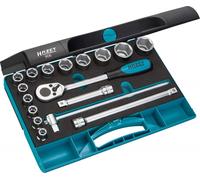Hazet Coffret de Douilles 12,5mm 1/2 " Außen-sechskant-tractionsprofil 17-teil