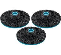 HAZET Disques abrasifs de rechange 4960F-0160/3 I Set de 3 pièces I 160 mm I pour le nettoyage rapide et facile des moyeux de roue et des disques de frein avec logement pour vis de roue'.