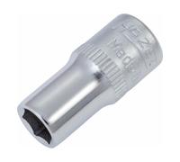 Hazet 850A-1/4 Douille carré creux 6,3 mm/profil traction à 6 pans extérieurs Taille 1/4 longueur 25 mm