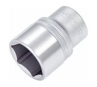 HAZET Clé à douille 900-24 – 24 mm, carré d'entraînement 1/2" (12,5 mm), 6 pans, chromée