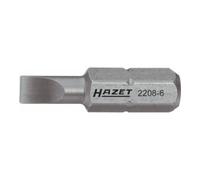 HAZET Embout-tournevis (bit) 2208-8 ∙ Hexagone massif 6,3 (1/4 pouce) ∙ Profil à fente HAZET Quantité:1