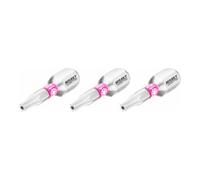 HAZET Embout-tournevis (bit) Hazet 2223N-T10H/3, hexagone massif 6,3 (1/4 pouce), profil TX « tamper résistant », T10H, nombre d'outils : 3 Quantité:1