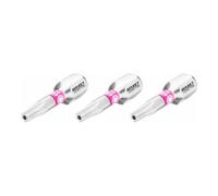 HAZET Embout-tournevis (bit) Hazet 2223N-T15H/3, hexagone massif 6,3 (1/4 pouce), profil TX « tamper résistant », T15H, nombre d'outils : 3 Quantité:1