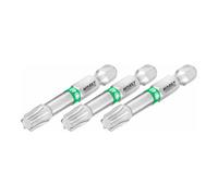 HAZET Embout-tournevis (bit) Hazet 2223NSLG-T40/3, hexagone massif 6,3 (1/4 pouce), profil TX intérieur, T40, nombre d'outils : 3 Quantité:1