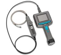 HAZET Endoscope vidéo 4812N-10/3AF avec sonde pivotante à 180°, tête de caméra de 11 mm de long, 4 LED à intensité variable
