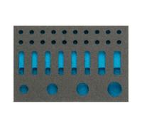 Hazet 163-346L Garniture en mousse souple bi matière