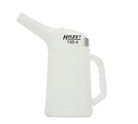 HAZET gobelet gradué 198-4, 1 litre pour liquide de frein et liquides non acides, matériau HDPE en blanc/transparent'.