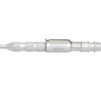 HAZET Goupille de purge 9040-3 I Outil à air comprimé avec buse de 3 mm et 360 l/min, fiche d'accouplement intégrée 7,2 mm, pression d'entrée 12 bar, avec clip d'accrochage pratique'.