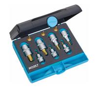 HAZET Jeu d’outils TX 1557/10 ∙ Carré creux 6,3 mm (1/4 pouce), Carré creux 10 mm (3/8 pouce), Carré creux 12,5 mm (1/2 pouce) ∙ Profil TX intérieur ∙ Nombre d'outils : 10 HAZET Quantité:1