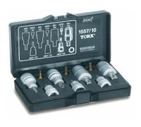Hazet Jeu de 10 embouts Torx - T10