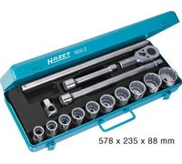 Hazet Jeu de clés à douille métrique 3/4\ (20 mm) 15 pièces 1000Z