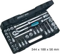 Hazet Jeu de clés à douille métrique 3/8\ (10 mm) 32 pièces 885N