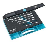 Hazet Jeu de clés mixtes à cliquet - Profil Traction à 12 pans extérieurs - Nombre d'outils: 6 - 606N/6