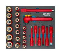 HAZET jeu de douilles isolées 163-544/26 carré creux 12,5 mm (1/2 pouce) extérieur hexagone traction profil Outils : 26 HAZET Quantité:1