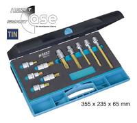 Hazet Jeu de douilles mâles - Carré creux 12,5 mm (1/2 pouce) - Profil denture multiple intérieur XZN - Nombre d'outils: 10 - 990/10