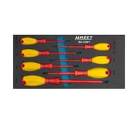 HAZET Jeu de tournevis 163-229/7 - VDE avec isolation de protection - 7 pièces (fente/PH)