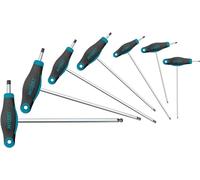 HAZET Tournevis 829KK/7 – Jeu 7 pièces, manches en T, six pans creux (2,2.5,3,4,5,6,8 mm)