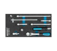 HAZET Jeu d'outils d'entraînement, denture fine, Carré mâle 10 = 3 / 8 ″, 10 pièces 163-486/10 ∙ Carré massif 10 mm (3/8 pouce) ∙ Nombre d'outils : 10 HAZET Quantité:1